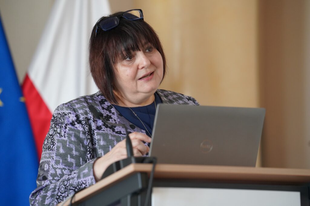 Wykład dr hab. Danuty Krzyżyk dostarczył uczestnikom przydatnych wskazówek do nauczania ortografii oraz przeprowadzania dyktand