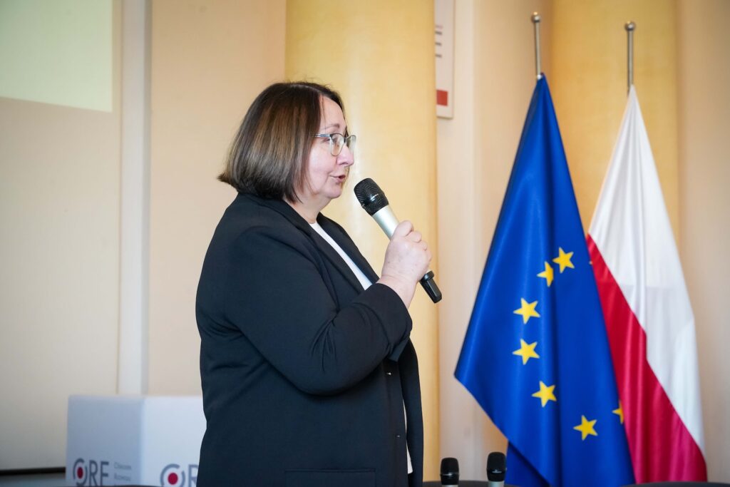 Dyrektor ORE Małgorzata Szeja otwiera spotkanie