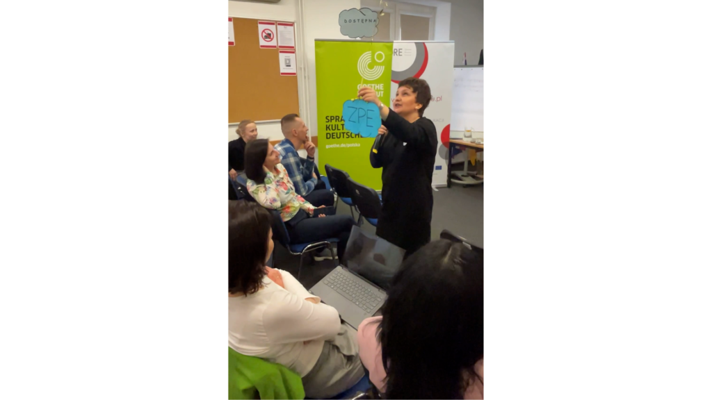 Jolanta Bilska-Sulima (MSCDN) i uczestnicy wykładu interaktywnego