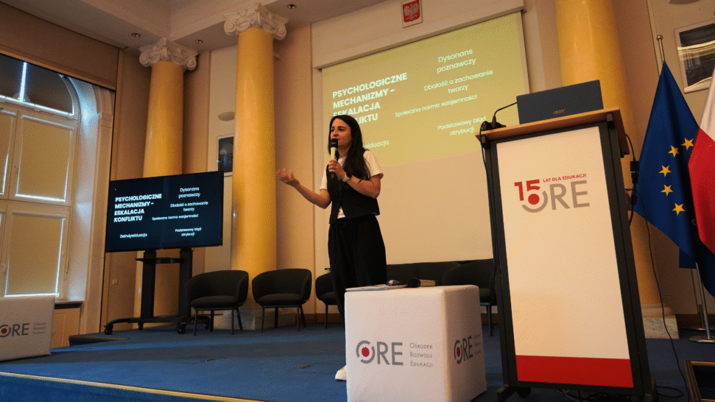 Prezentacja Marty Koch-Kozioł z Wydziału Kształcenia Zawodowego i Doradztwa Zawodowego