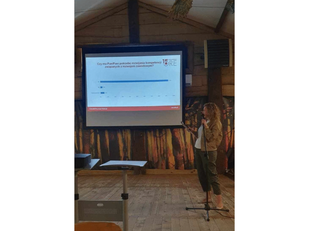 Wystąpienie głównej specjalistki w Wydziale Resocjalizacji i Socjoterapii ORE Izabelli Kaczyńskiej