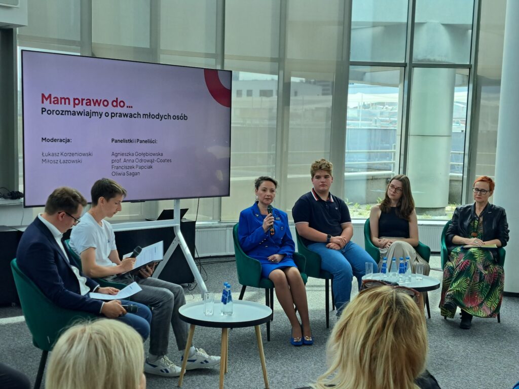 Panel dyskusyjny „Mam prawo do… Porozmawiajmy o prawach młodych osób”