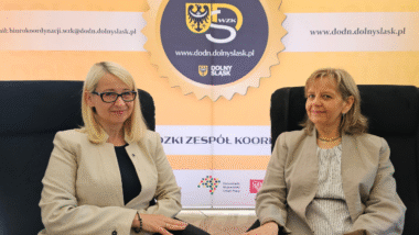 Anna Abramczyk z Biura Koordynacji WZK i Magdalena Brewczyńska, kierowniczka projektu „Opracowanie rozwiązań zapewniających dostęp do wysokiej jakości zindywidualizowanego i spersonalizowanego doradztwa metodycznego”