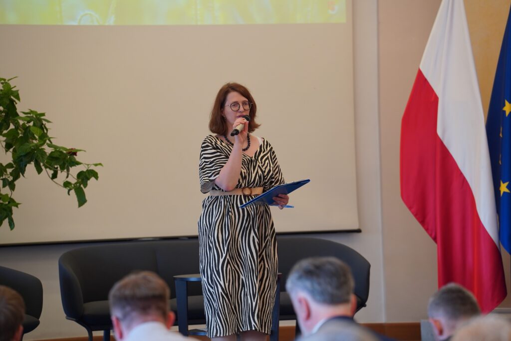 Moderatorka trzeciego panelu dyskusyjnego Aneta Derda