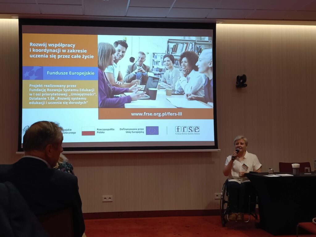 Prezentacja Elżbiety Kujawy z Fundacji Aktywnej Rehabilitacji pt. „Działania na rzecz dostępności”
