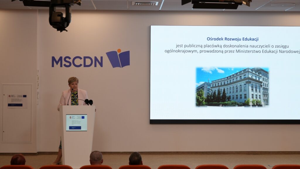 Kierownik WKZDZ ORE Aleksandra Mięczakowska przybliża specyfikę działalności ORE