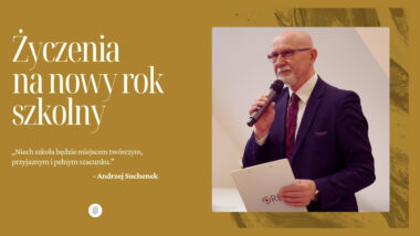 Życzenia na nowy rok szkolny