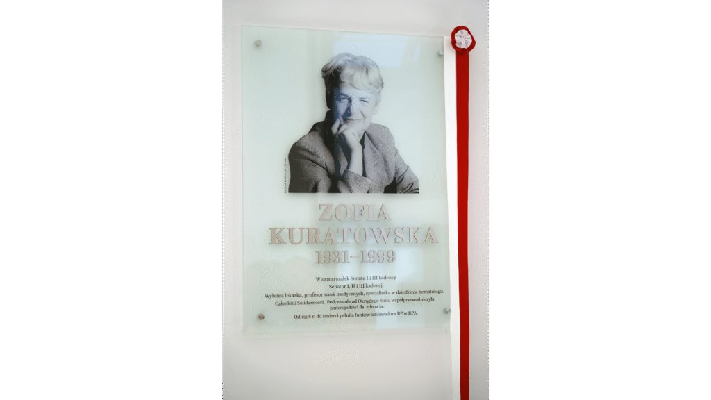 Tablica pamiątkowa poświęcona Zofii Kuratowskie