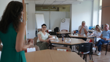 Główny specjalista WKZDZ Magdalena Mrozkowiak i starszy specjalista WKZDZ dr Magdalena Płotczyk, koordynator Krajowego Punktu Referencyjnego EQAVET