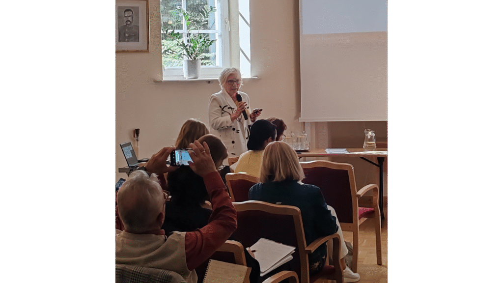 Wystąpienie dr Beaty Roli w Centrum Szkoleniowym w Sulejówku