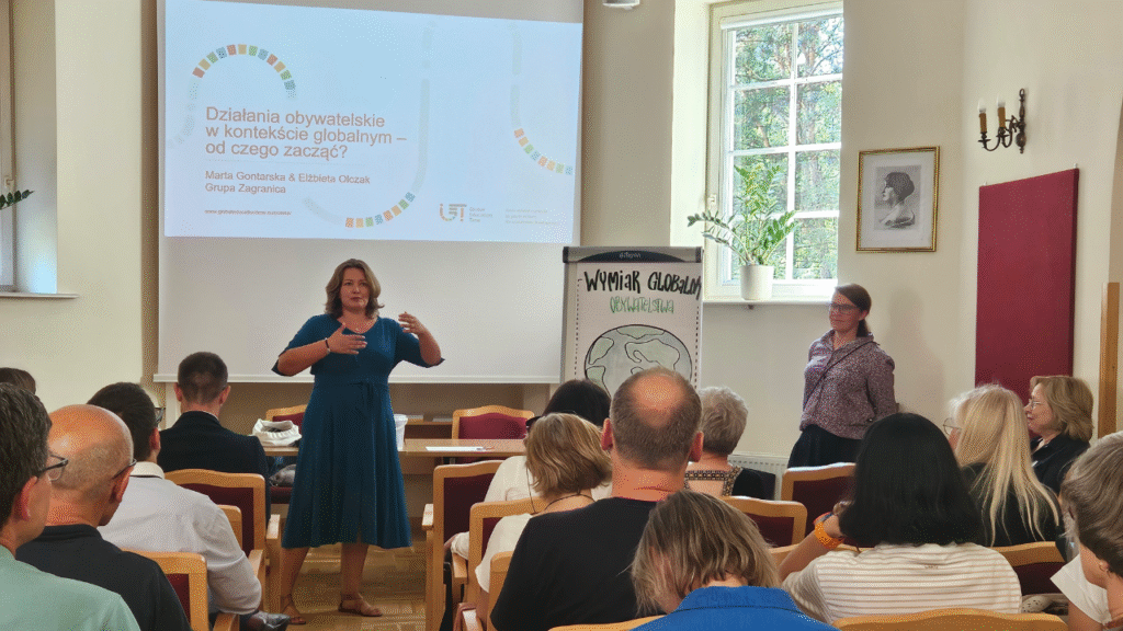 Wystąpienie Elżbiety Olczak i Marty Gontarskiej o realizacji podstawy programowej edukacji obywatelskiej