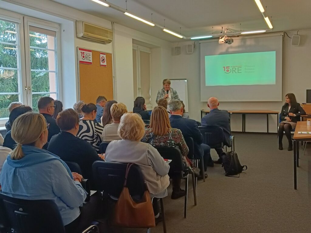 Wystąpienie kierownik WKZDZ Aleksandry Mięczakowskiej