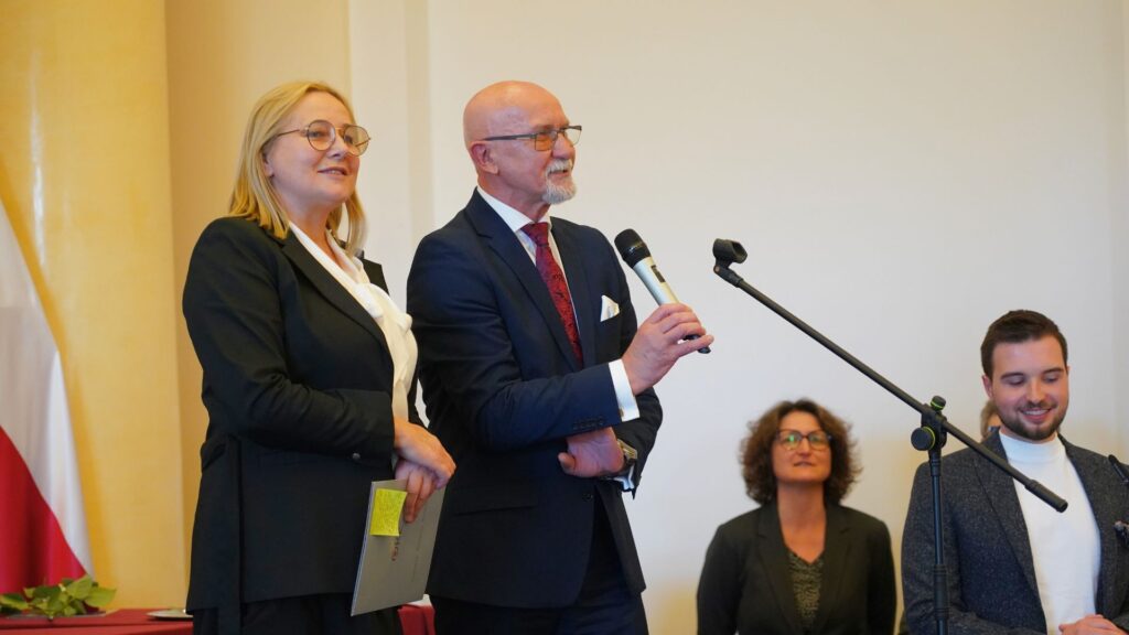 Dyrektor ORE Andrzej Suchenek i wicedyrektor ORE Marzenna Habib