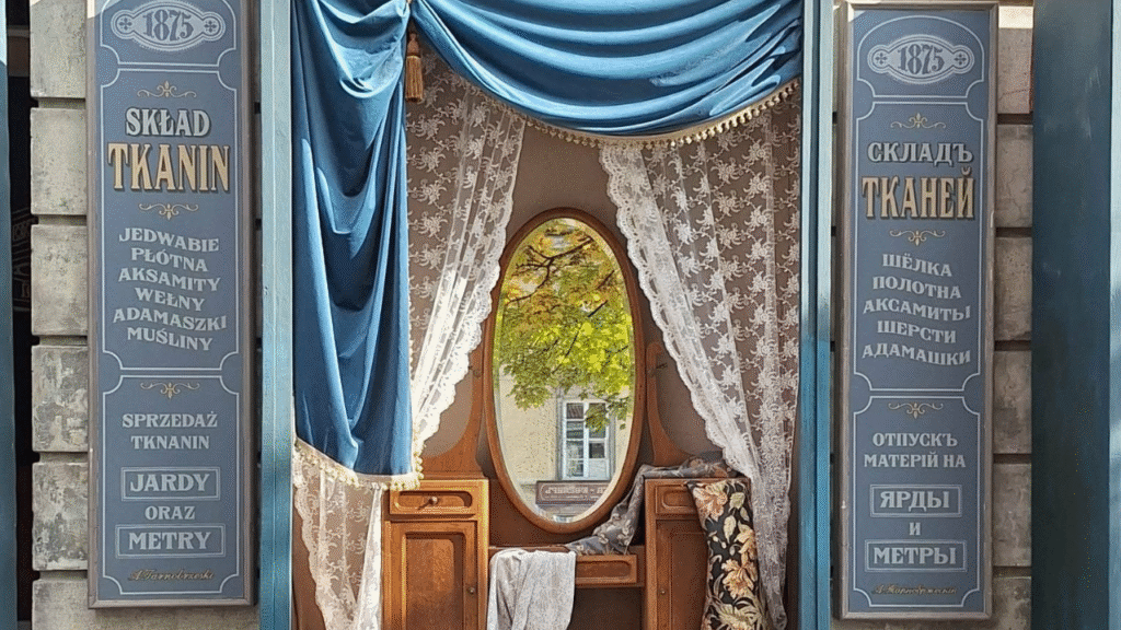 Witryna sklepu Wokulskiego