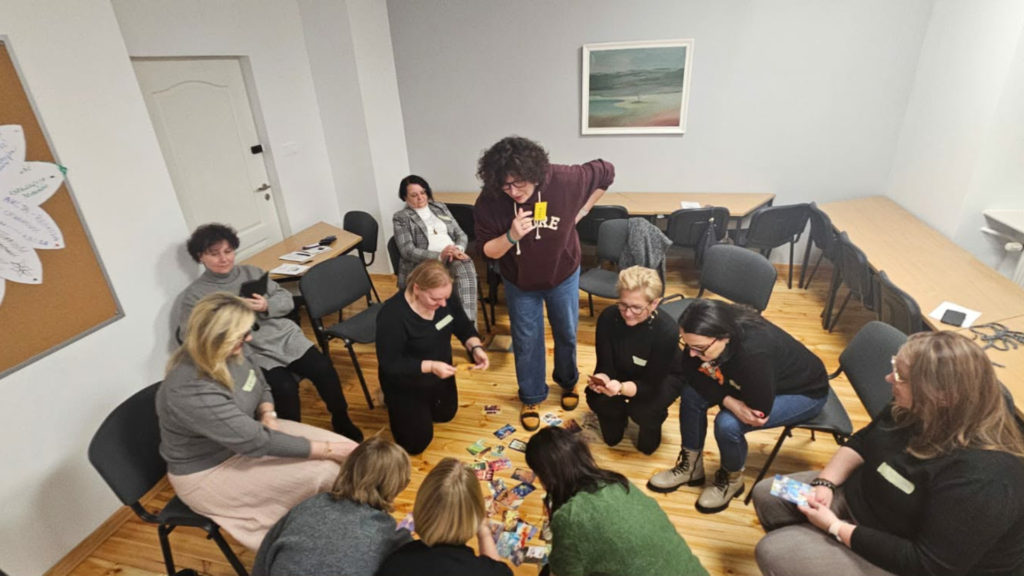 Uczestnicy podczas pracy warsztatowej