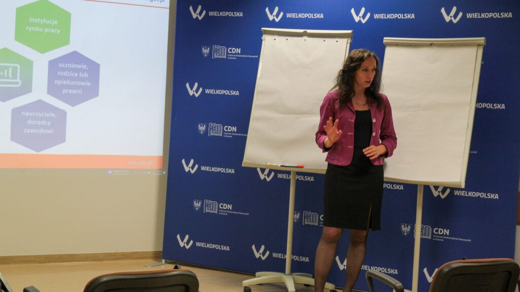 Magdalena Mrozkowiak, główny specjalista w Wydziale Kształcenia Zawodowego i Doradztwa Zawodowego ORE