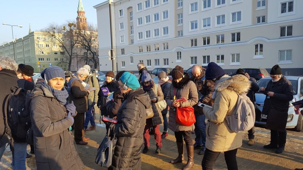 Multimedialne zwiedzanie byłego Getta w Warszawie