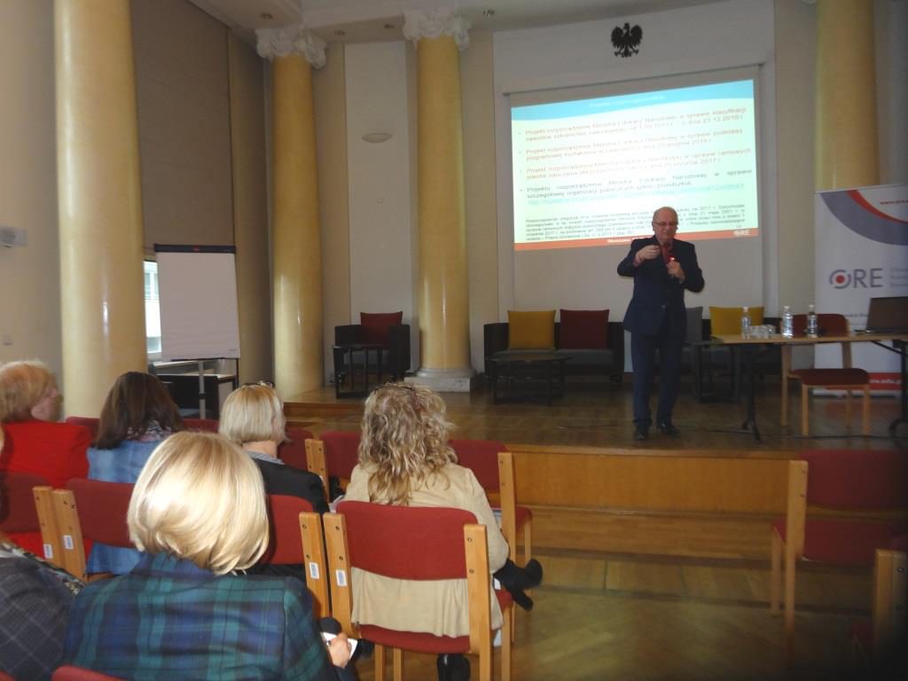 Ekspert Jan Palacz w trakcie zajęć