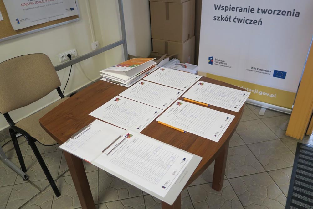 Rejestracja gotowa na przybycie uczestników