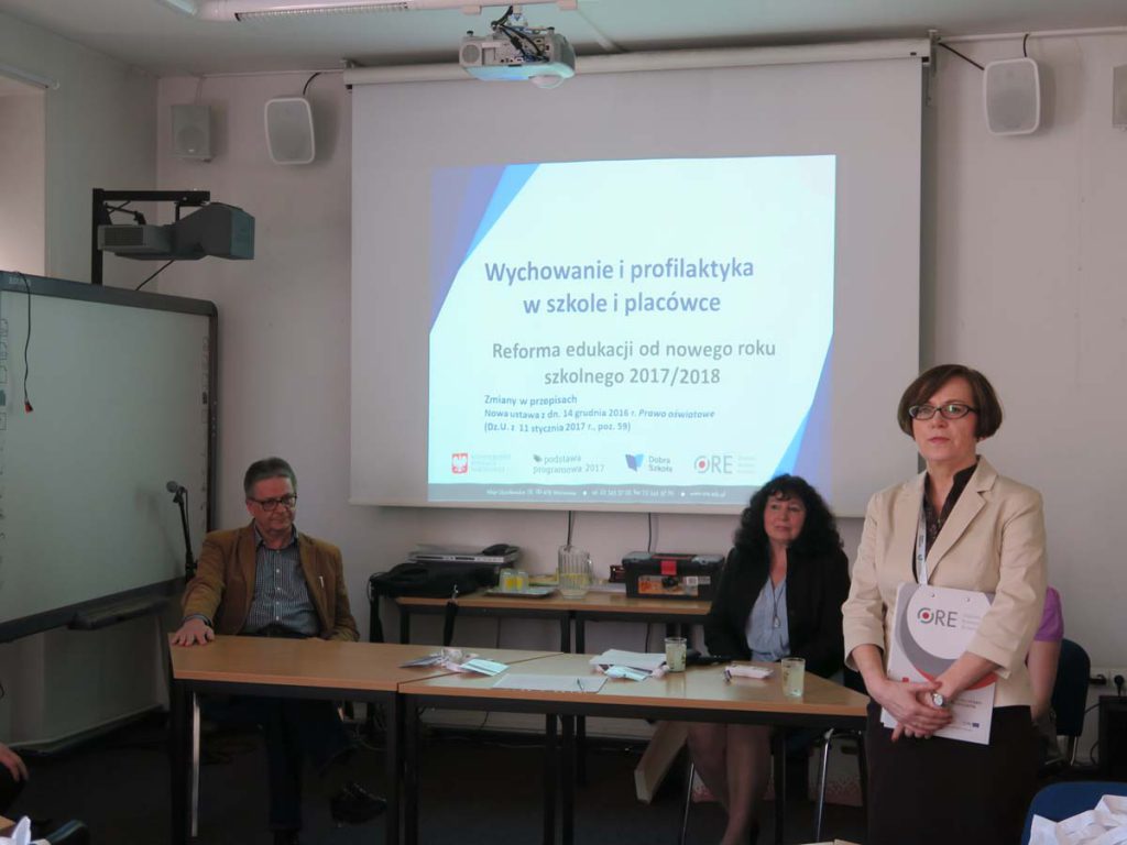 Dorota Macander, kierownik Wydziału Wychowania i Profilaktyki ORE