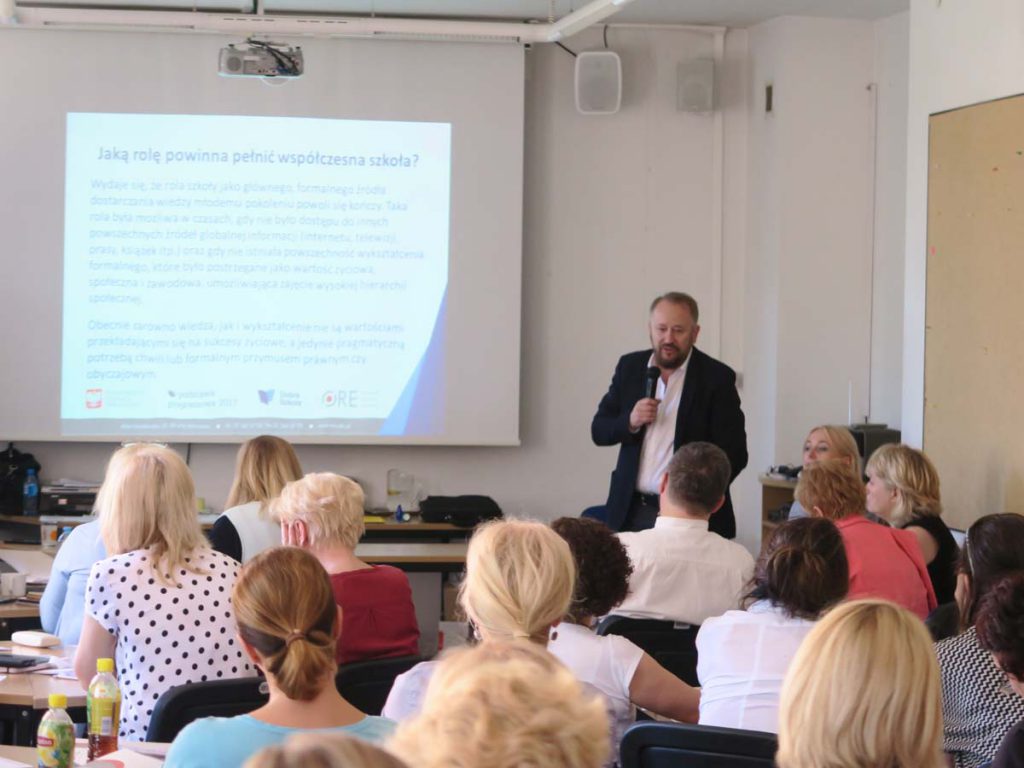 prof. zw. dr hab. Marek Konopczyński reprezentujący Wydział Pedagogiki i Psychologii Uniwersytetu w Białymstoku