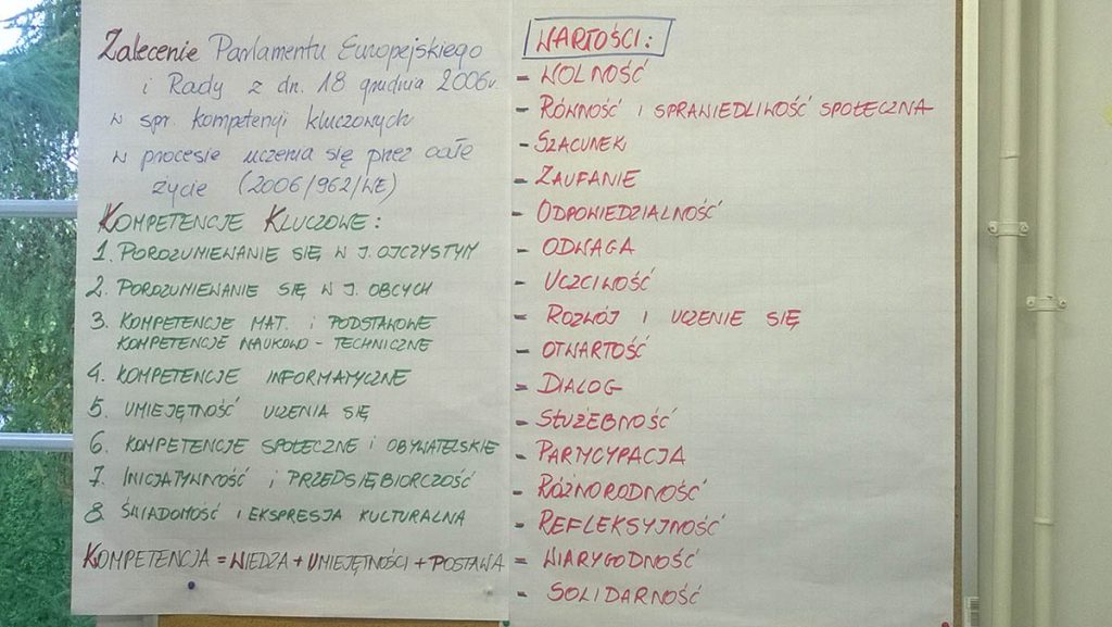 kompetencje kluczowe i wartości
