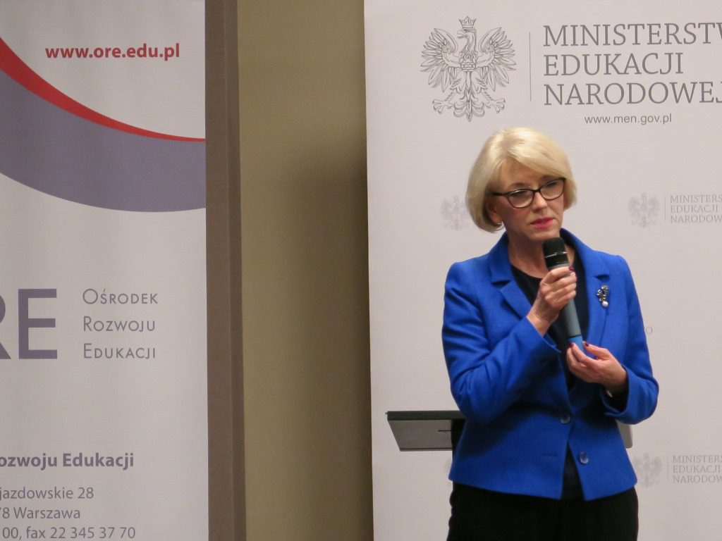 przemówienie Sekretarz Stanu MEN Marzeny Machałek