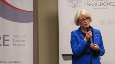 przemówienie Sekretarz Stanu MEN Marzeny Machałek