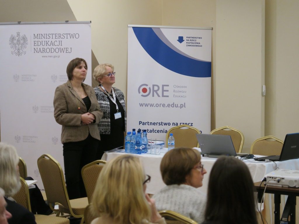 prowadzące warsztat branży hotelarsko-turystycznej Emilia Maciejewska MEN i Bożena Mayer-Gawron ORE