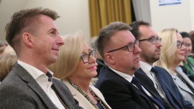 od lewej Karol Okrasa, Marzena Machałek, Dariusz Rogowski, Robert Jakubik, Urszula Pasieczna