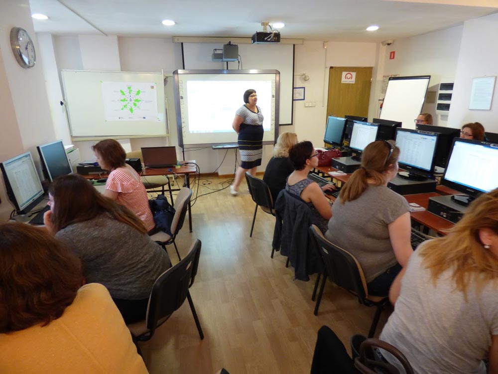 Uczestnicy podczas warsztatów dla nauczycieli języków obcych