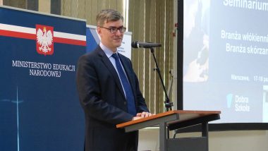 Prelekcja Piotra Bartosiaka - z-cy dyrektora DKZiU MEN