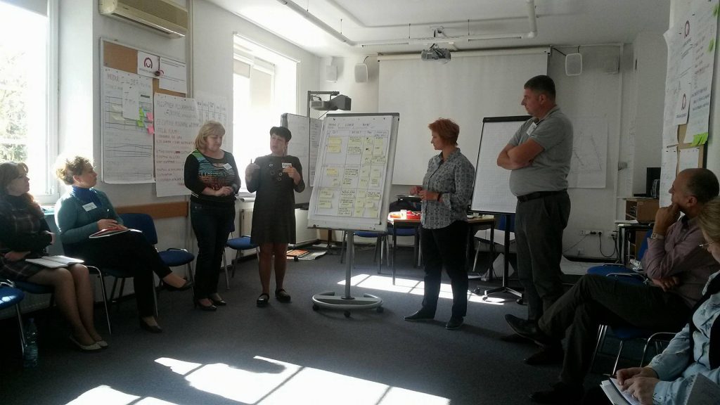 uczestnicy podczas warsztatu